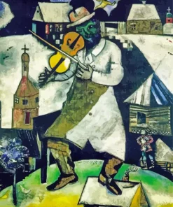 The Violinist Chagall Marc Diamond Painting