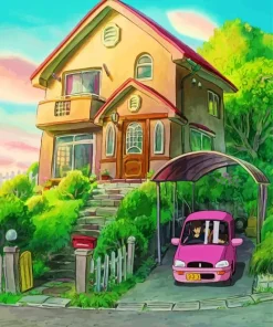 Aesthetic Ghibli Home Diamond Painting