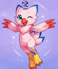 Biyomon Pokemon Diamond Painting