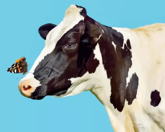 butterfly cow Diamond Dotz Butterfly Cow Diamond Painting