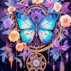 Butterfly Dream Catcher Diamond Painting