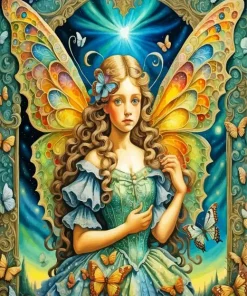 Butterfly Girl Diamond Painting