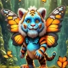 Butterfly Tiger Diamond Painting