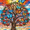 Butterfly Tree Art Diamond Painting