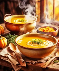 Butternut Squash Soup Diamond Painting