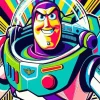 Buzz Lightyear Pop Art Diamond Painting