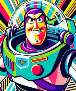 Buzz Lightyear Pop Art Diamond Painting