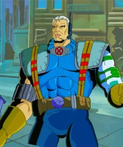 Cable X Men Character Diamond Painting