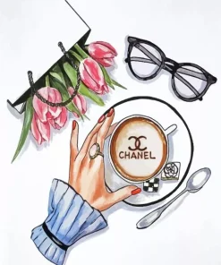 Chanel Coffee Diamond Painting