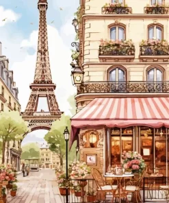 Coffee In Paris Diamond Painting