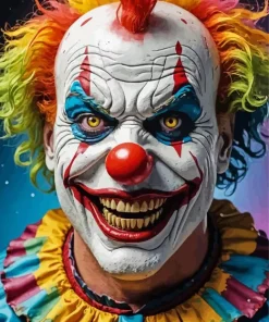 Cool German Clown Art Diamond Painting