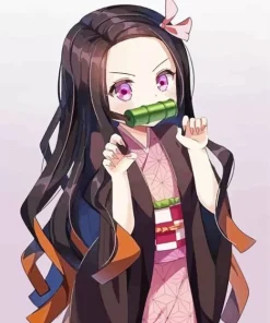 Cute Nezuko Art Diamond Painting