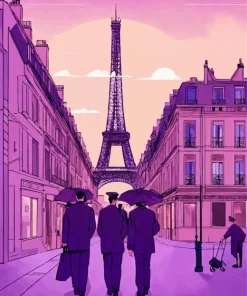 Friends In Paris Diamond Painting