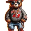 Gangsta Bear Art Diamond Painting