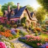 Garden House Art Diamond Painting