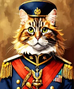 General Cat Diamond Painting