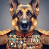 General Dog Art Diamond Painting