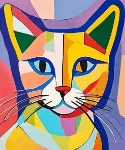 Geometric Dog Art Diamond Painting