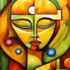 Geometric Face Art Diamond Painting