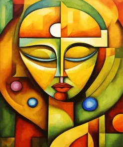 Geometric Face Art Diamond Painting