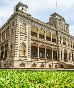 Hawaii Iolani Palace Diamond Painting