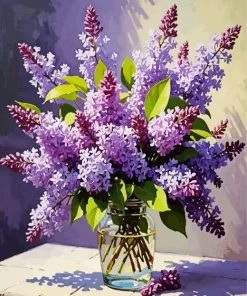 Lilac Flowers Art Diamond Painting