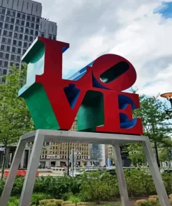 Love Statue Philadelphia Diamond Painting