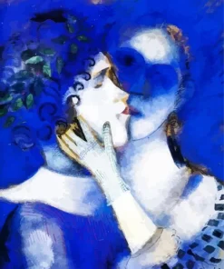 Lovers In Blue Chagall Diamond Painting