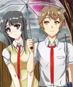 Mai And Sakuta Diamond Painting