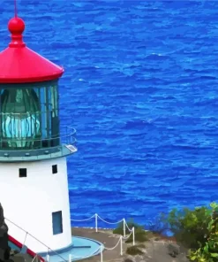 Makapuu Point Lighthouse Trail Diamond Painting