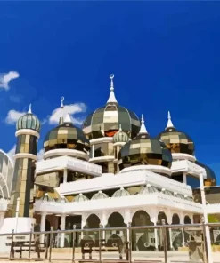 Malaysia Crystal Mosque Diamond Painting