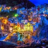 Manarola By Night Diamond Painting