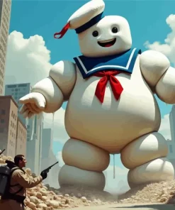 Marshmallow Man Diamond Painting