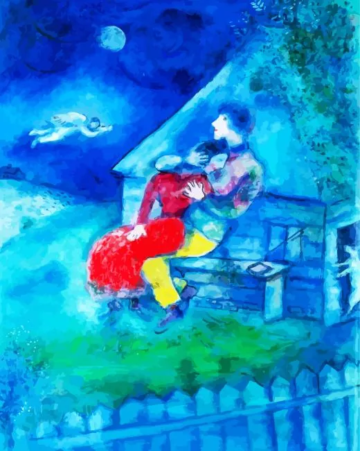 the lovers marc chagall Diamond Dotz The Lovers Marc Chagall Diamond Painting