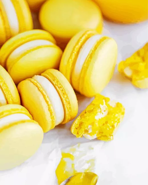 yellow lemon macaron Diamond Paintings Yellow Lemon Macaron Diamond Painting