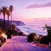Pink Sunset California Diamond Painting