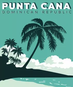 Punta Cana Poster Diamond Painting