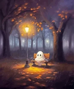Aesthetic Cute Ghosts Diamond Painting