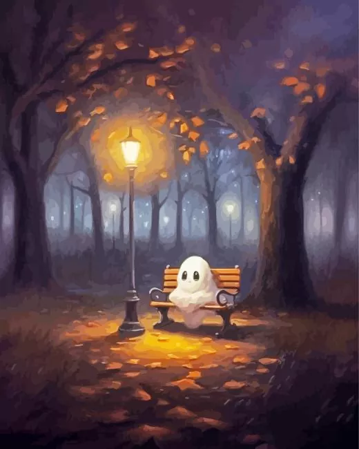 aesthetic cute ghosts Diamond Paintings Aesthetic Cute Ghosts Diamond Painting