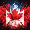 Canada Flag Art Diamond Painting
