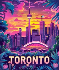 Canada Toronto Poster Diamond Painting