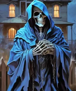 Cool Ghost Face Art Diamond Painting