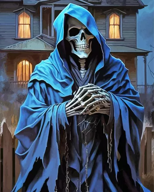 cool ghost face art Diamond Paintings Cool Ghost Face Art Diamond Painting