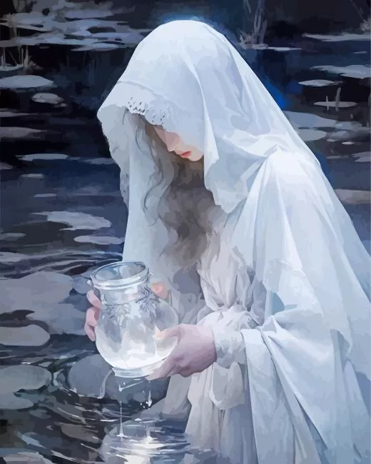 girl in veil Diamond Paintings Girl In Veil Diamond Painting