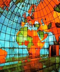 Mapparium Boston Diamond Painting