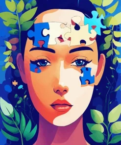 Mental Health Abstract Diamond Painting