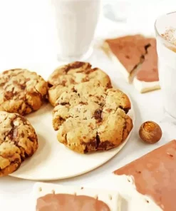 Milk And Cookies Diamond Painting