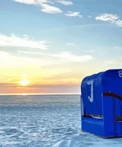 Strandkorb Diamond Painting