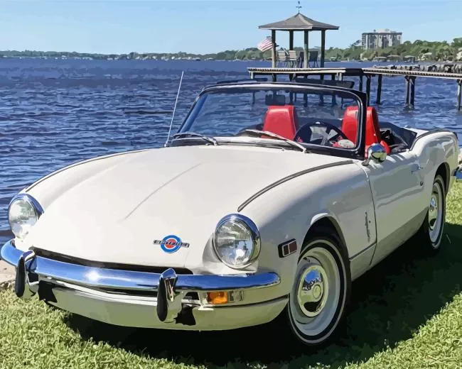 1970 triumph spitfire Diamond Painting 1970 triumph spitfire Diamond Painting