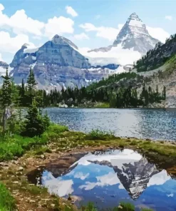 Assiniboine Mount Diamond Painting